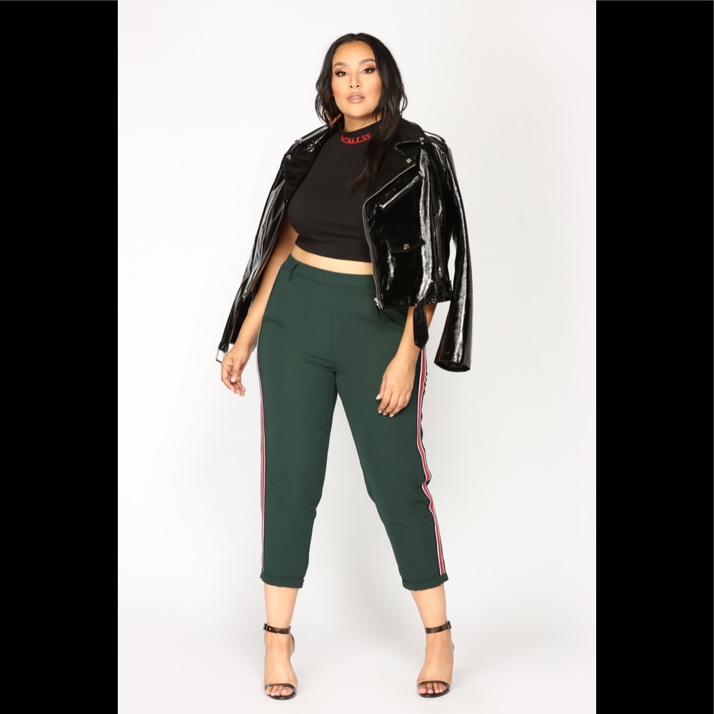 Fashionnova Side Stripe Pants